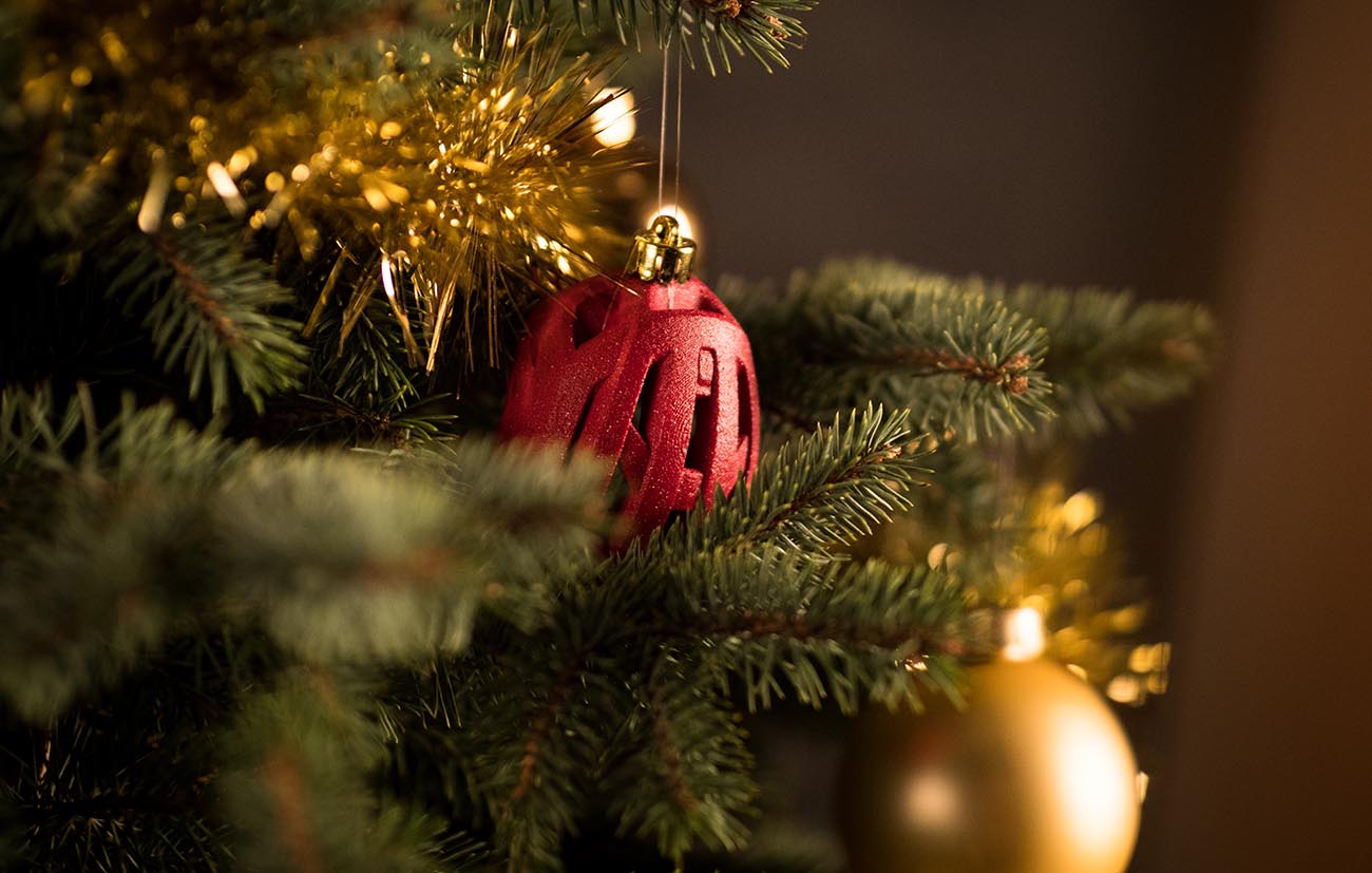 Toevallig waren ze de perfecte decoraties voor de MET-kerstboom!