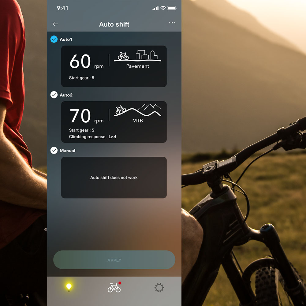 E-TUBE PROJECT Cyclist app
